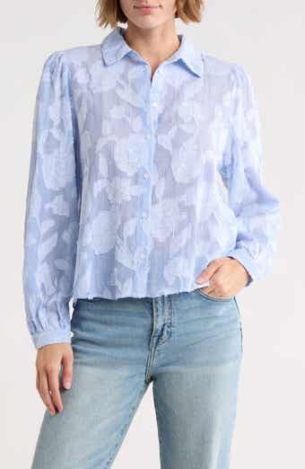 Joie Long Sleeve Striped Cotton Shirt