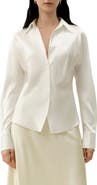 Lilysilk Bias Cut Silk Shirt
