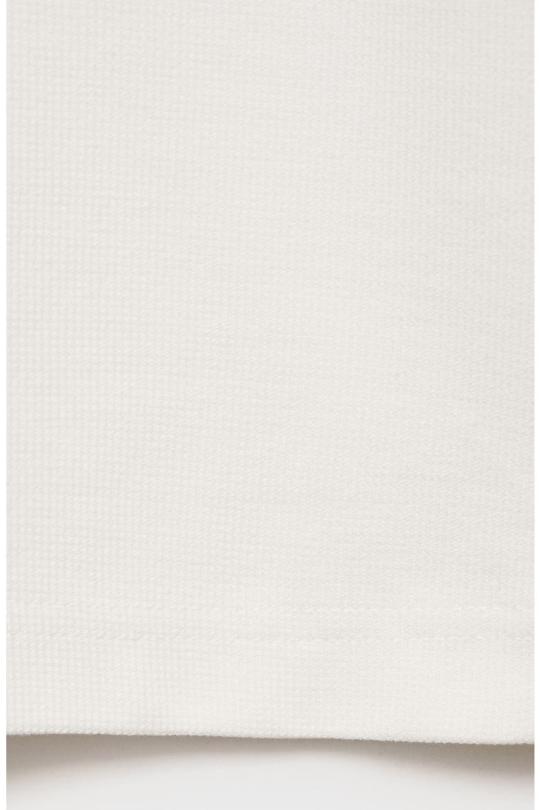 Textured Cotton Blend T-Shirt, Alternate, color, WHITE