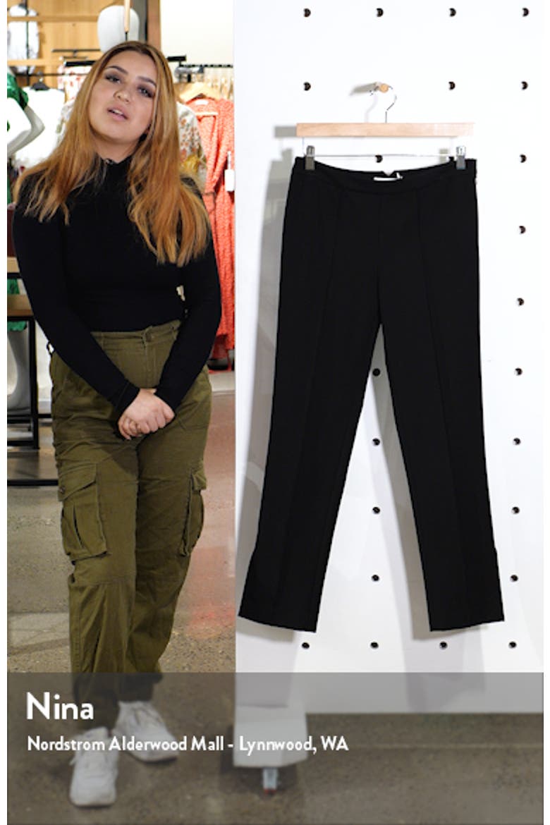 Side Slit Skinny Pants video