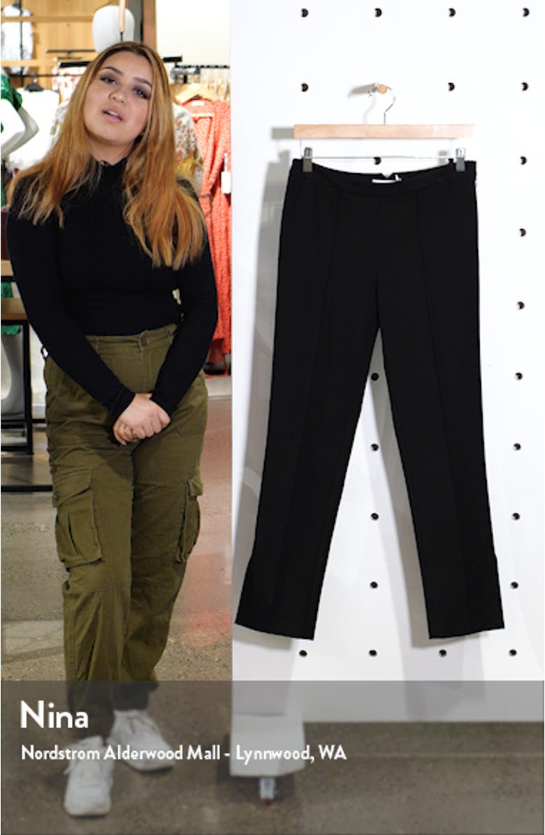 Side Slit Skinny Pants, sales video thumbnail