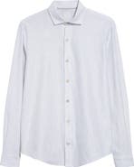 Eleventy Dandy Pinstripe Cotton Button-Up Shirt