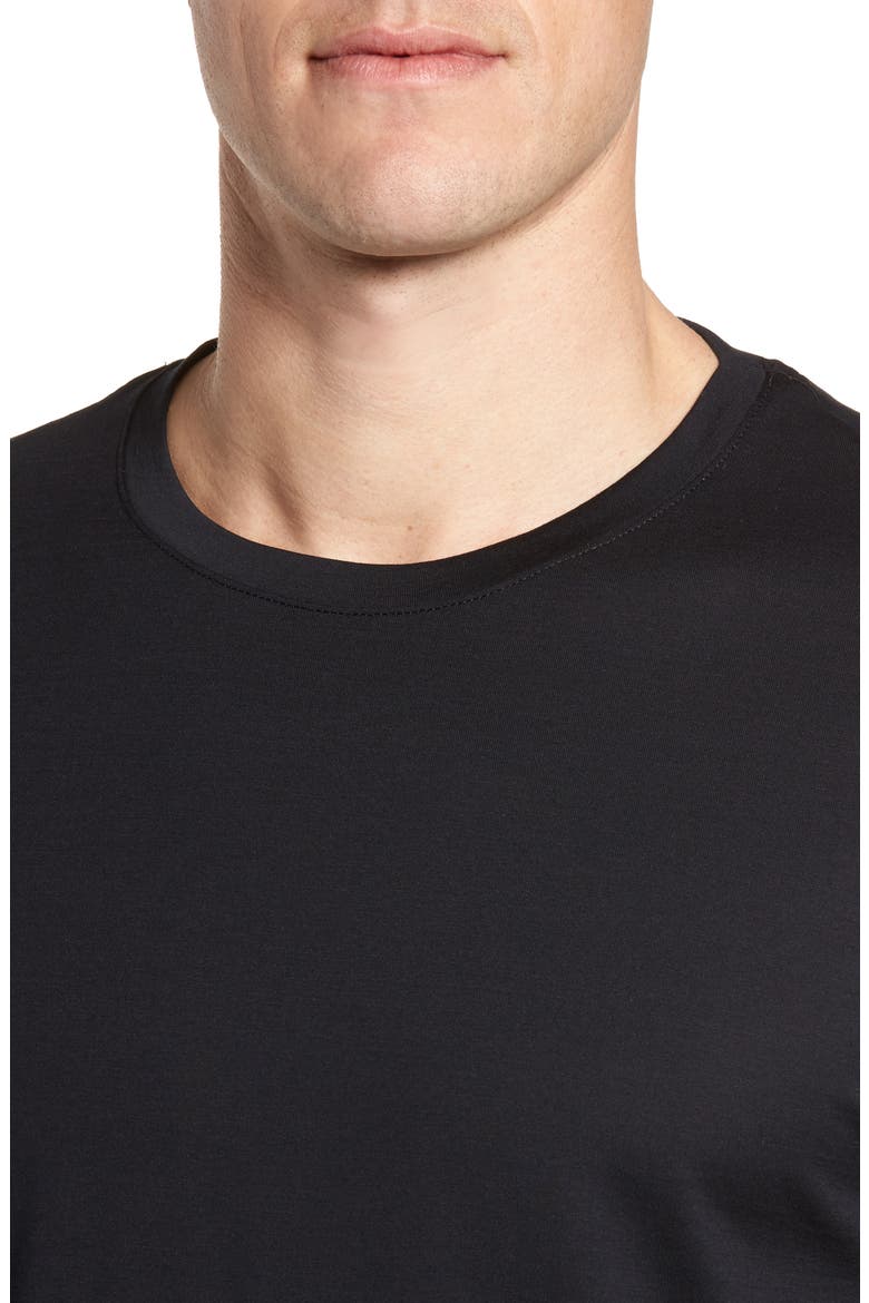 Night and Day Cotton Crew Neck T-Shirt, Alternate, color, BLACK