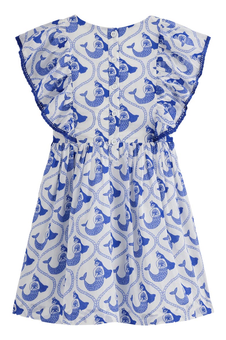 Kids' Print Dress, Alternate, color, SOFT IVORY MERMAID TOILE