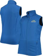 DUNBROOKE Men's Dunbrooke Royal Los Angeles Chargers Big & Tall Archer Softshell Full-Zip Vest