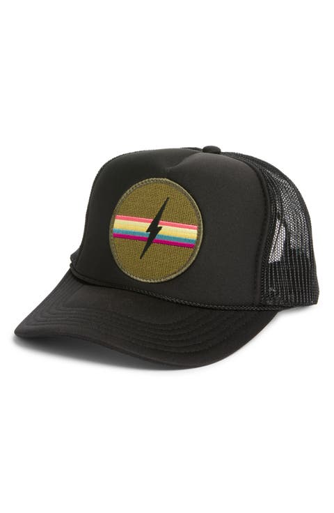 Lightening Bolt Patch Trucker Hat
