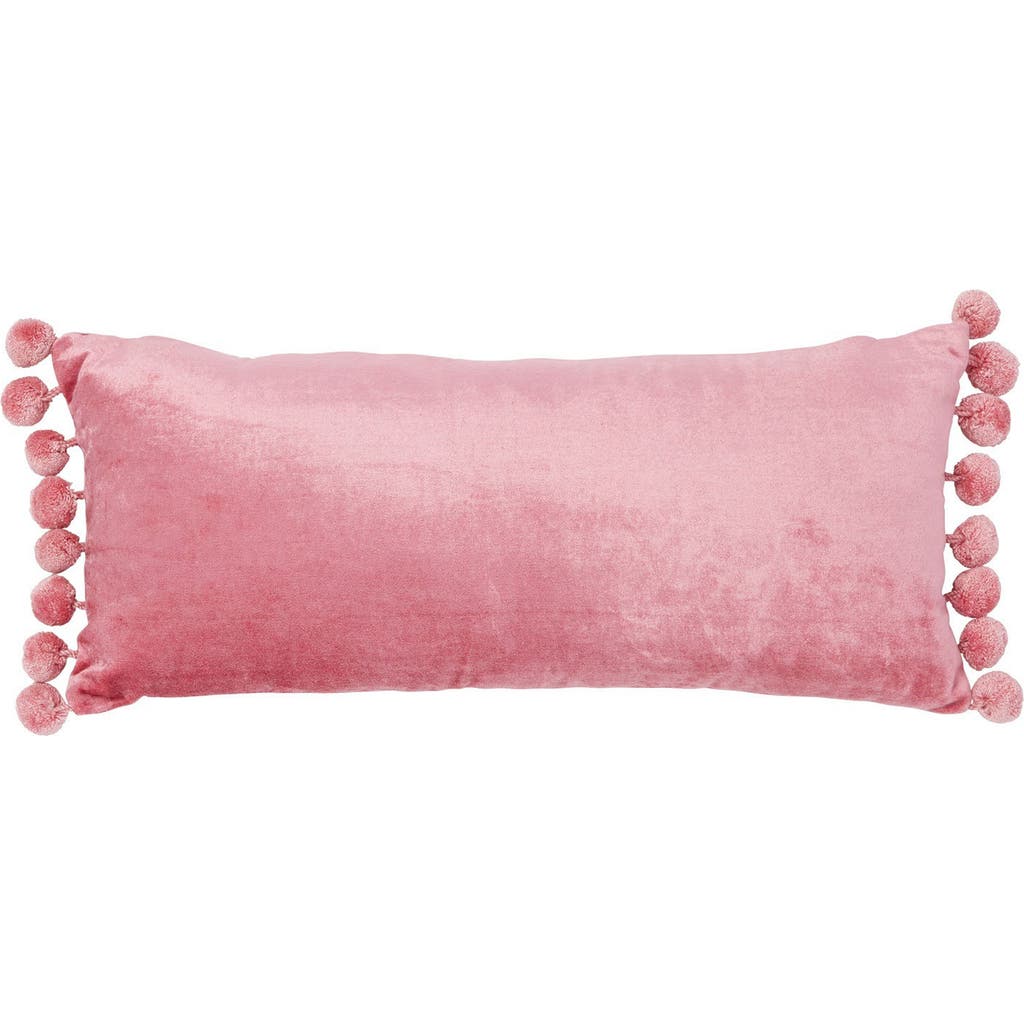 Roselli Trading Company Jodhpur Tassel Oblong Pillow In Pink