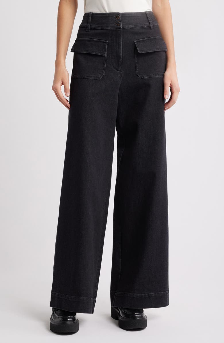 SESSÙN Manhattan Wide Leg Jeans, Main, color, 