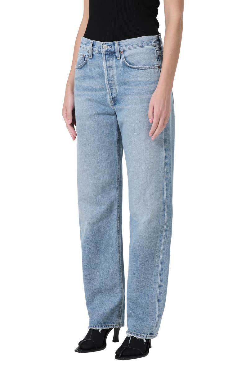 AGOLDE Kelly High Waist Relaxed Straight Leg Jeans, Alternate, color, Harmonic
