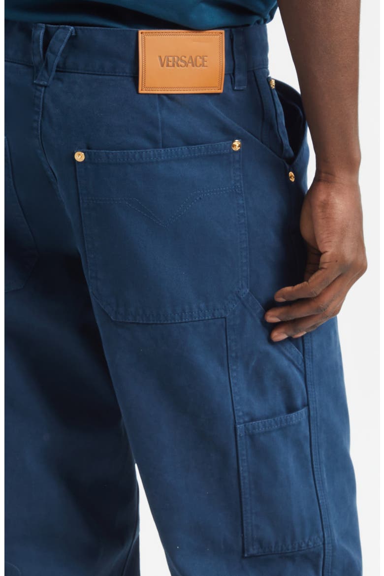 Straight Leg Jeans, Alternate, color, PETROL BLUE