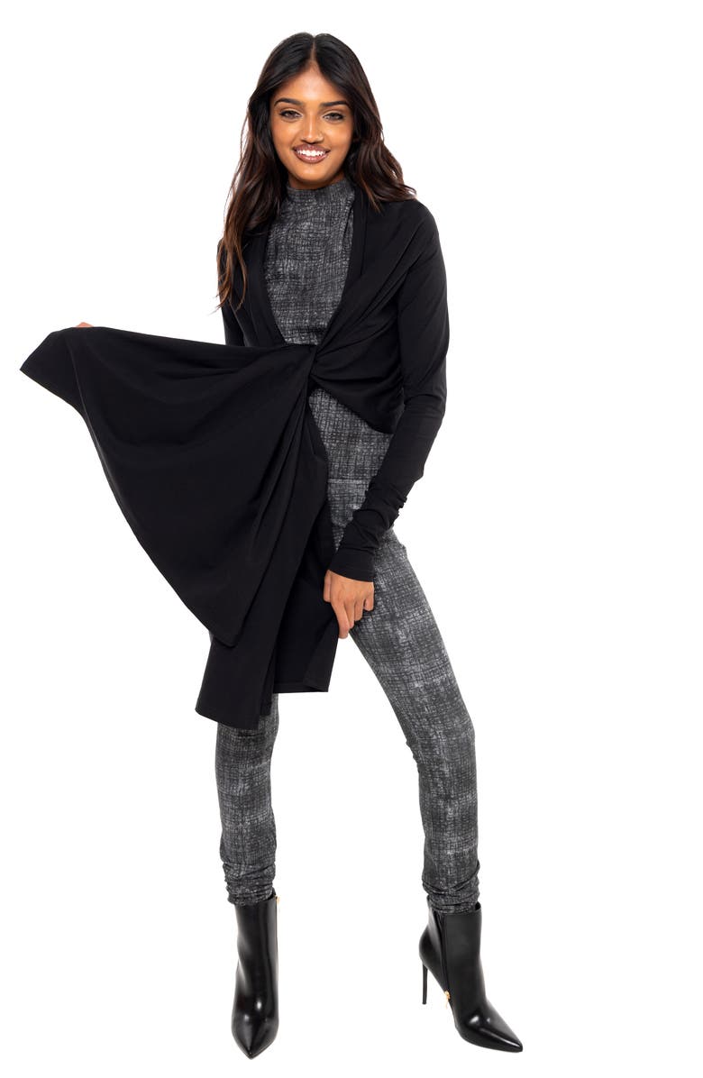 Dai Moda Cat Wrap Shawl, Alternate, color,