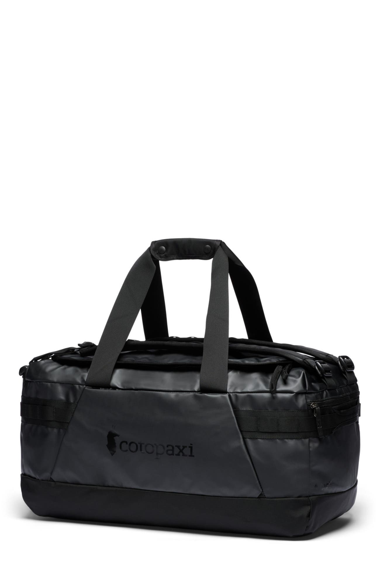 Cotopaxi Allpa Getaway 55L Duffel, Main, color, Cotopaxi Black