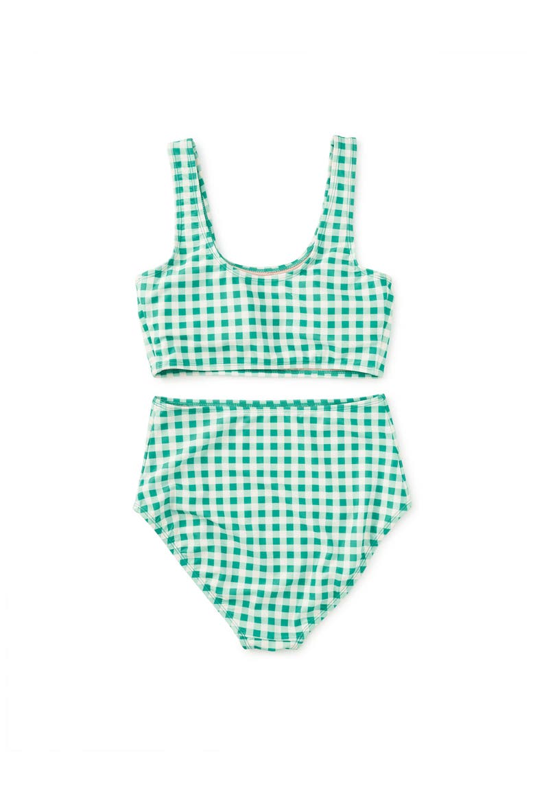 Adult Two-Piece Swimsuit, Alternate, color, Garden Party Check