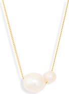 COMPLETEDWORKS One Blank Can Change The World Pearl Pendant Necklace