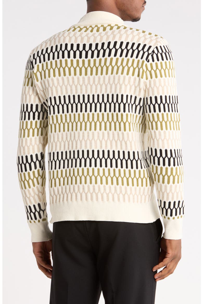 Mock Neck Sweater, Alternate, color, EGRET