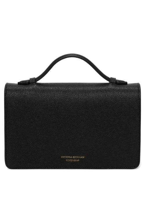 Victoria Beckham Shoulder Bag With Adjustable Strap And Gold-tone Hardware In Black
