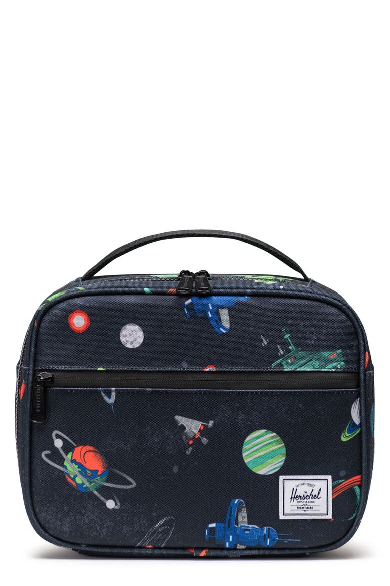 Kids' Pop Quiz Recycled Polyester Lunchbox, Main, color, SPACE ADVENTURE