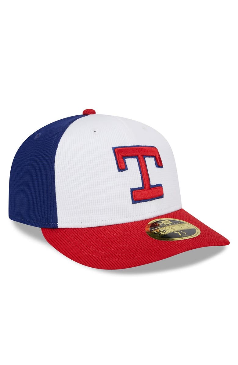 New Era Men's New Era  White Texas Rangers 2024 Batting Practice Low Profile 59FIFTY Fitted Hat, Alternate, color, 