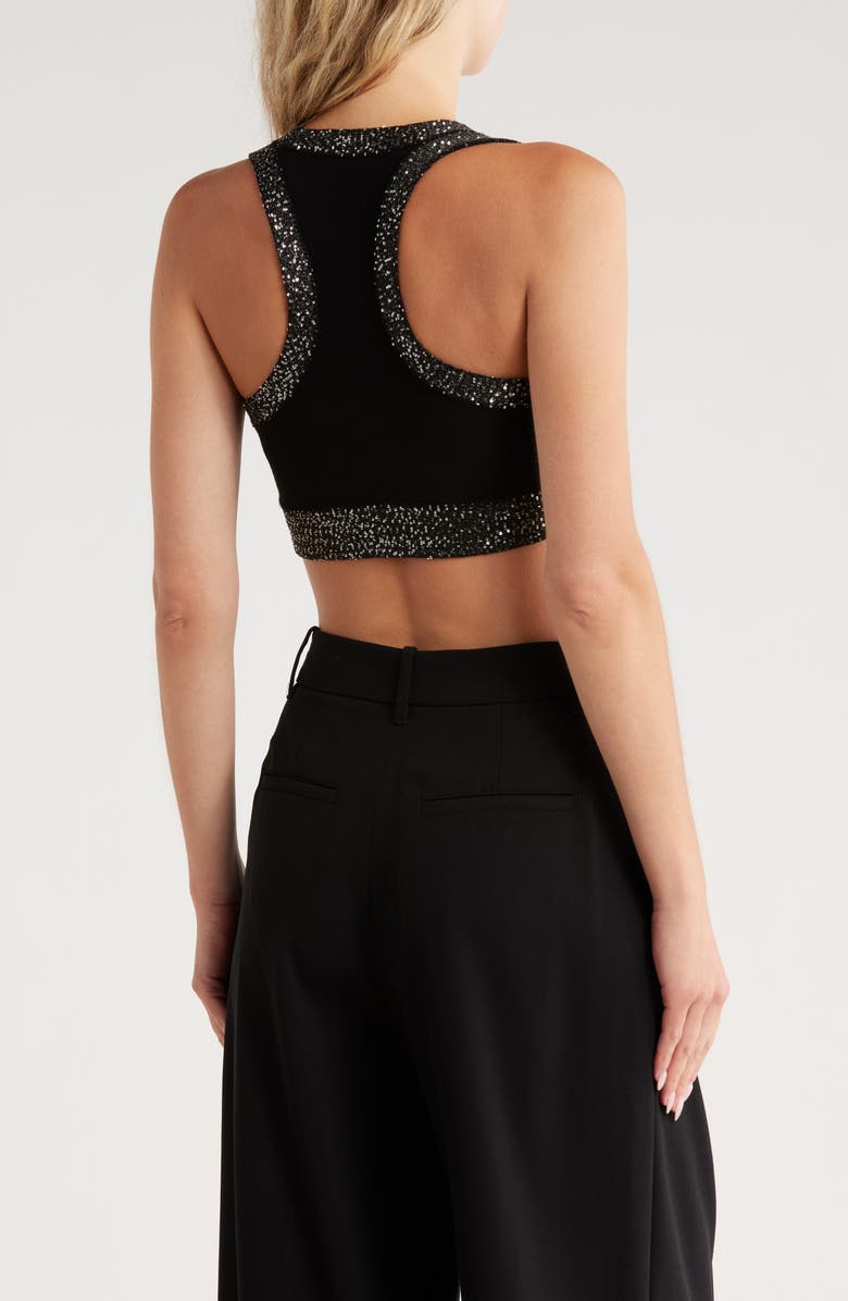 A.L.C. Elle Bra, Alternate, color, Black/ Silver