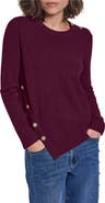 KARL LAGERFELD PARIS Button Detail Sweater