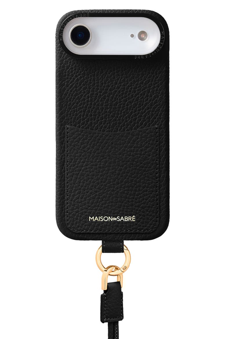 Sling Phone Case iPhone 17 Air, Main, color, Black Caviar