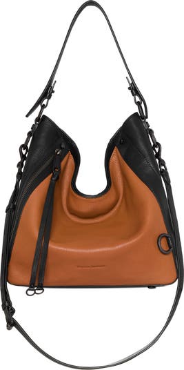 Mab Colorblock Leather Hobo Bag