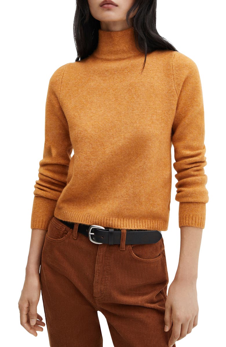 MANGO Turtleneck Sweater, Main, color, 