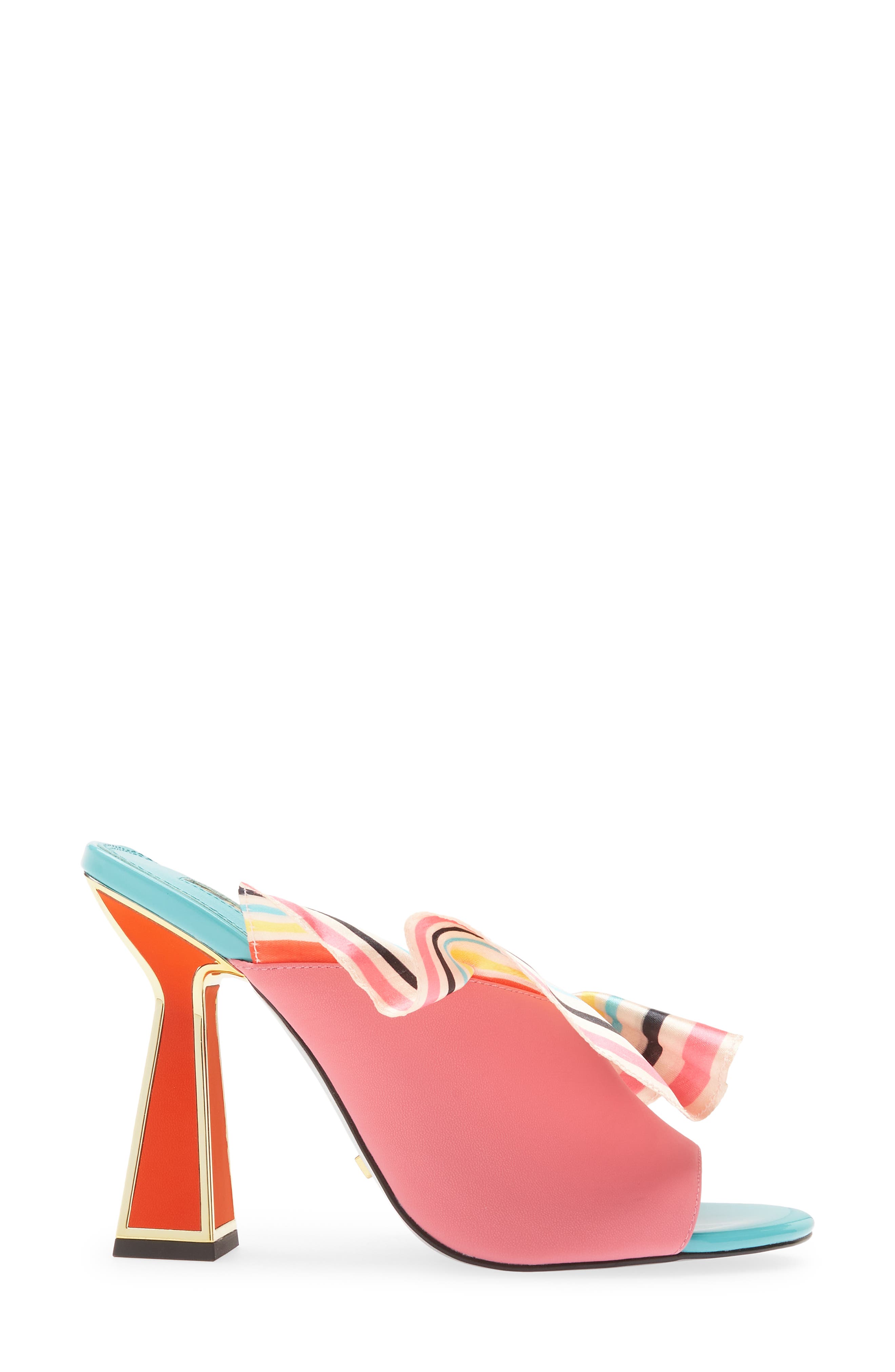 KAT MACONIE Desiree Ruffle Sandal, Alternate, color, 