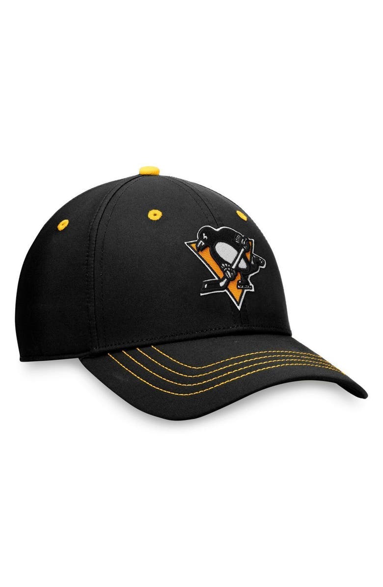 FANATICS Men's Fanatics Branded Black Pittsburgh Penguins Authentic Pro Rink Flex Hat, Alternate, color, 
