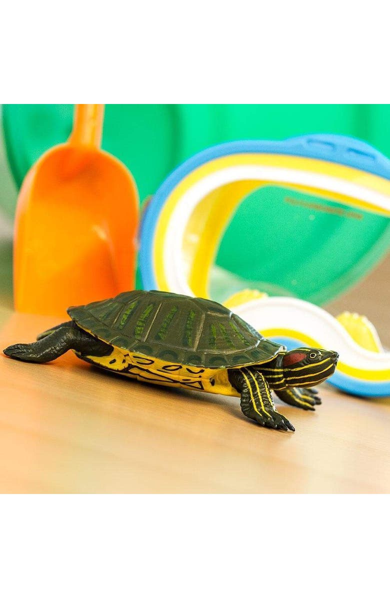 Safari Ltd. Red-Eared Slider Turtle Toy, Alternate, color, NO COLOR