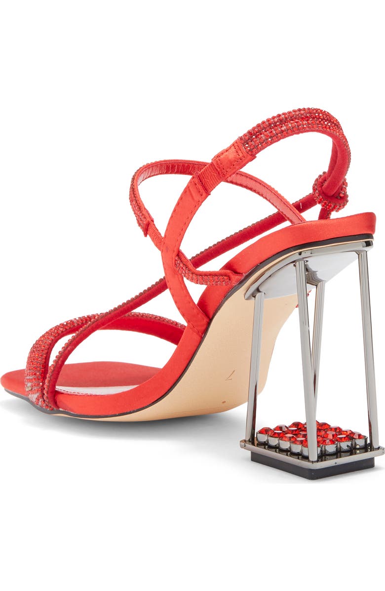 ASHLEY KAHEN Goddess Block Heel Sandal, Alternate, color, Red