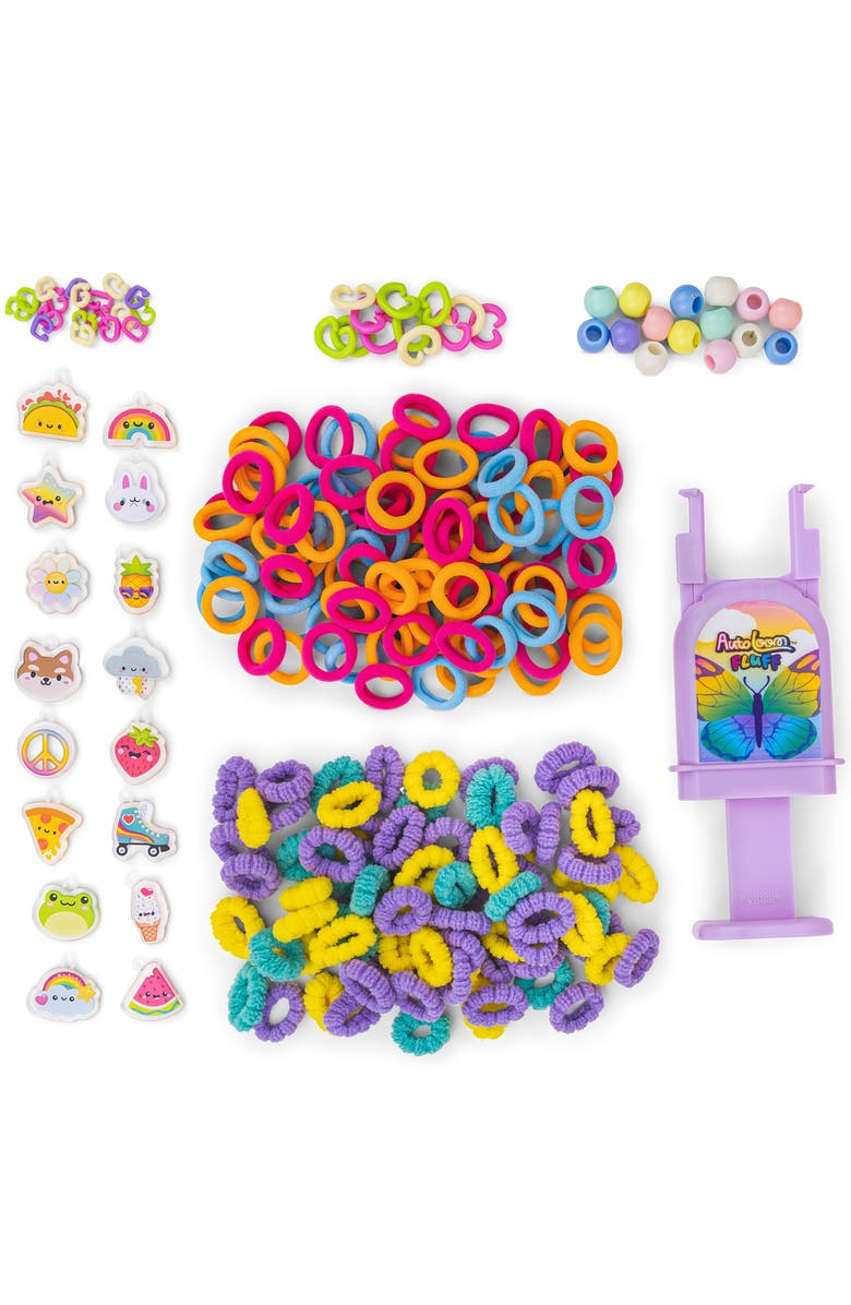 Rainbow Loom Fluff Bracelet Kit, Alternate, color, Rainbow Multi