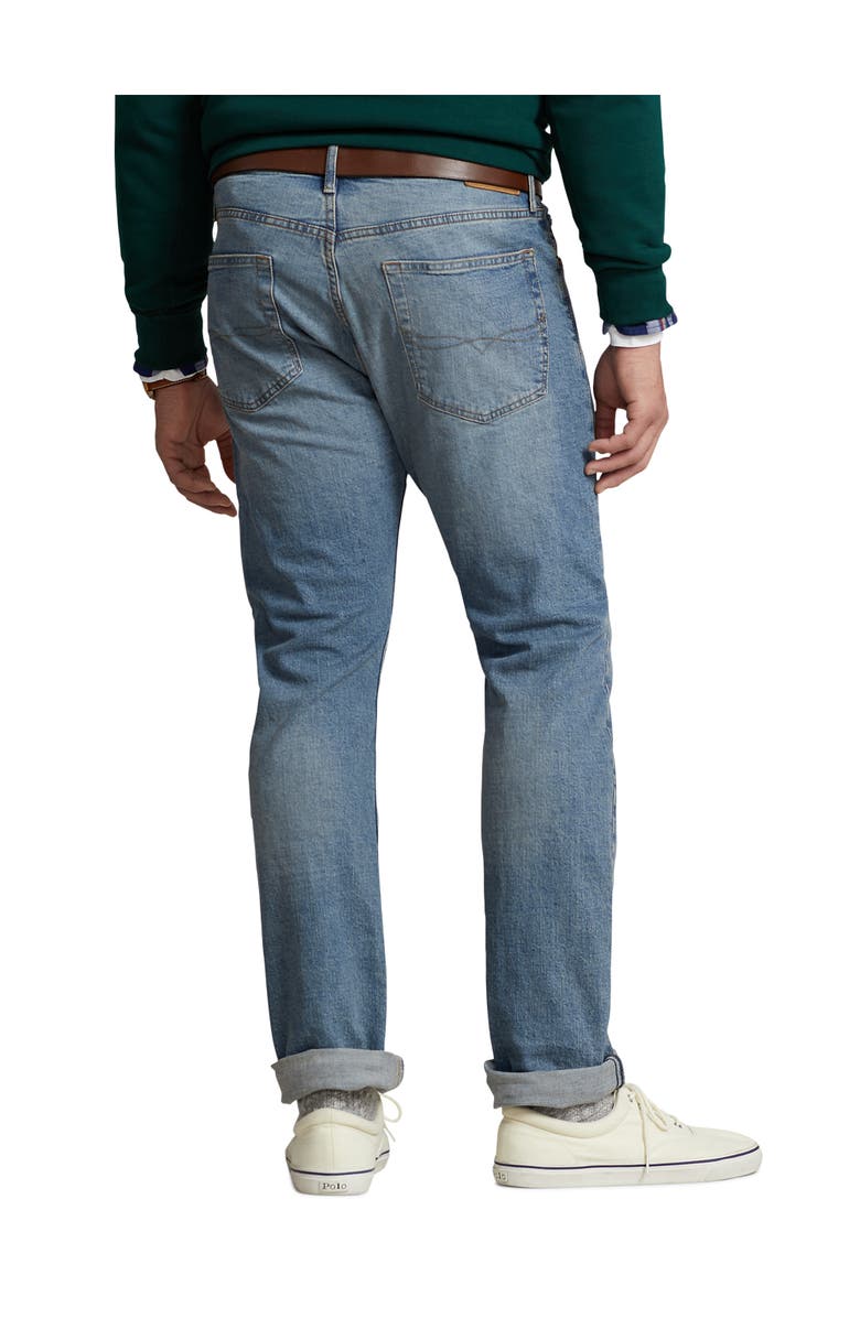 Polo Ralph Lauren Big & Tall Hampton Relaxed Straight-Fit Stretch Jeans, Alternate, color, Blue