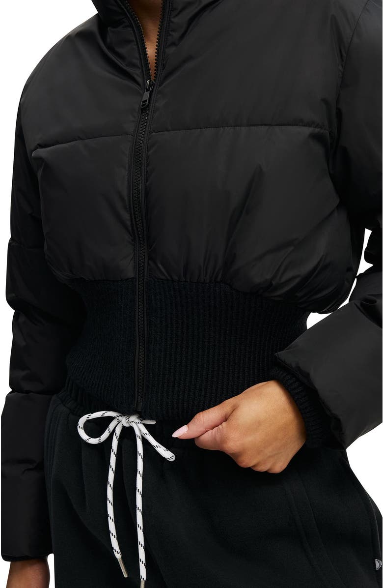 COTTON ON BODY Women's Active The Mother Puffer Contour Jacket, Alternate, color, Black