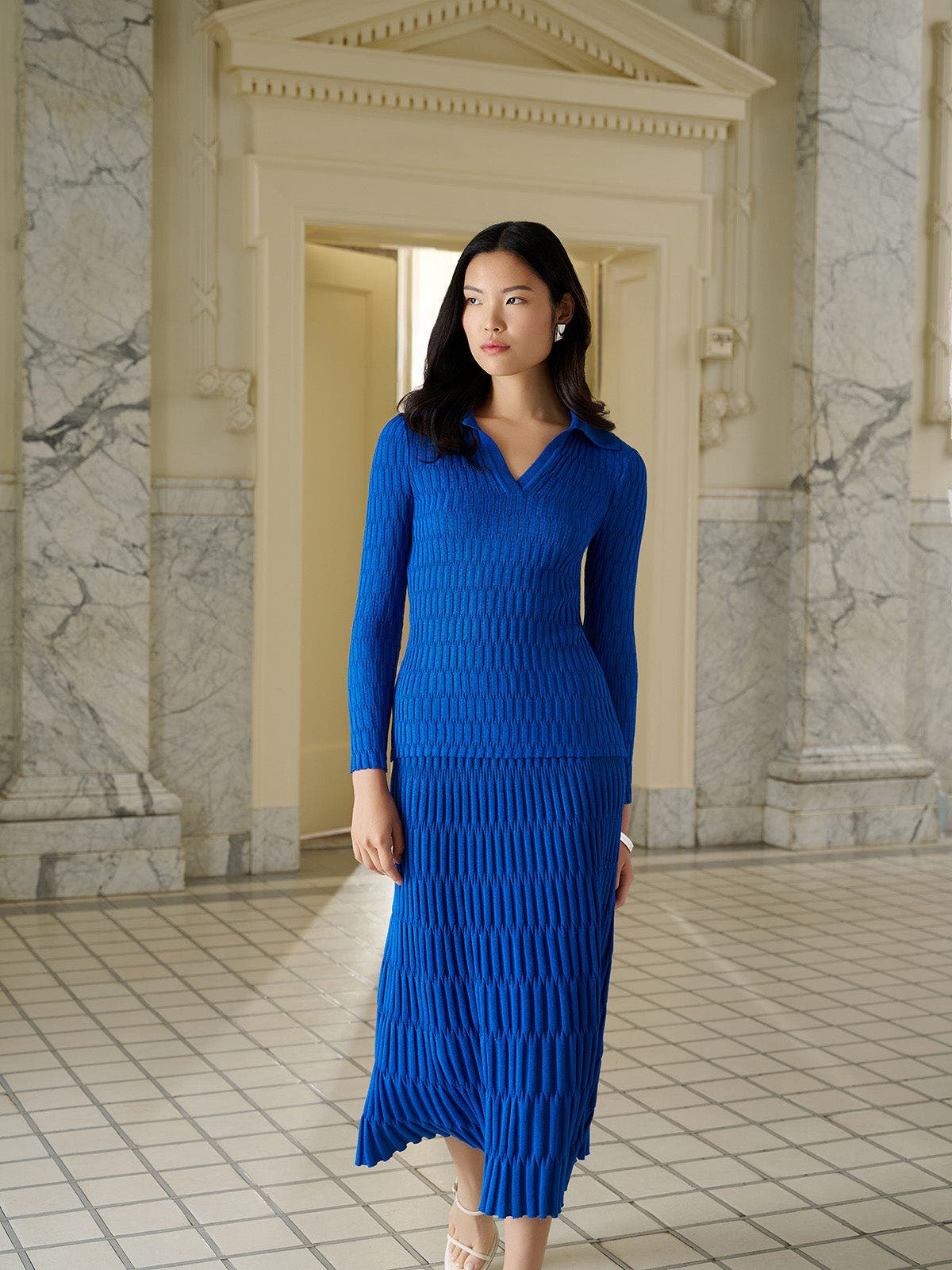 Raised Geometric Soft Knit Tunic - image 2