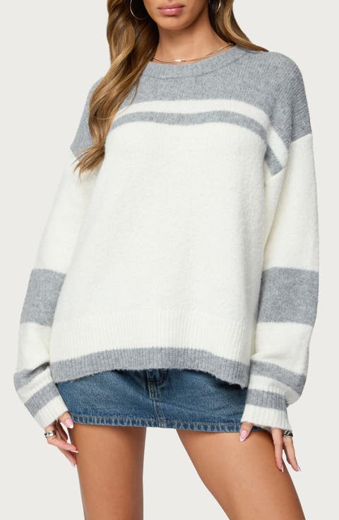 Nogah Oversize Stripe Sweater