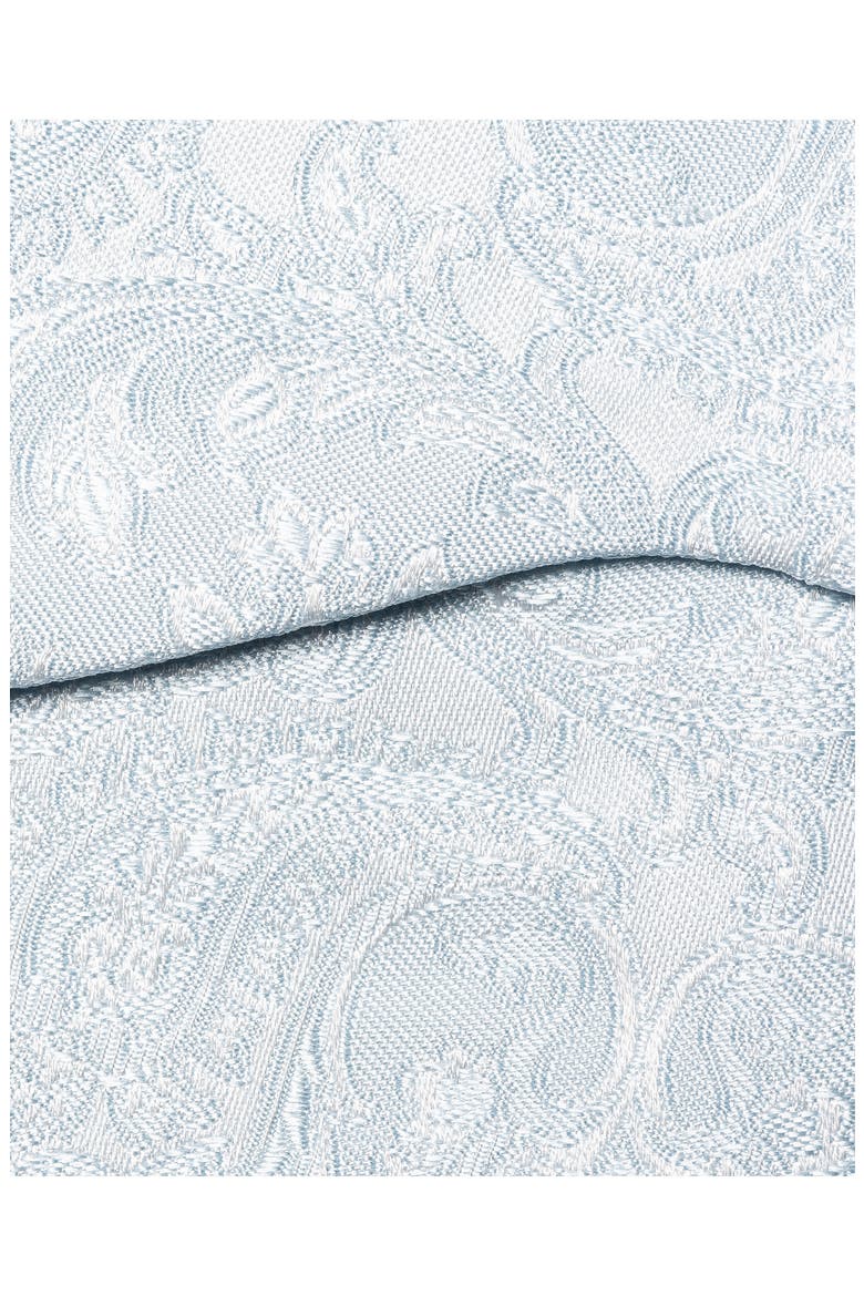 Paisley Jacquard Pre-Tied Silk Bow Tie, Alternate, color, LIGHT BLUE