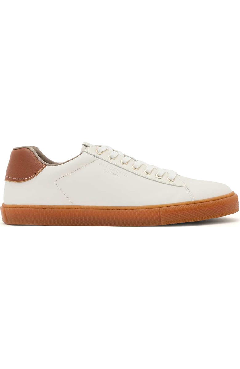 AllSaints Tucker Low Top Sneaker, Alternate, color, White/ Gum