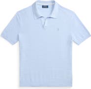 Polo Ralph Lauren Textured Seed Stitch Cotton & Linen Polo