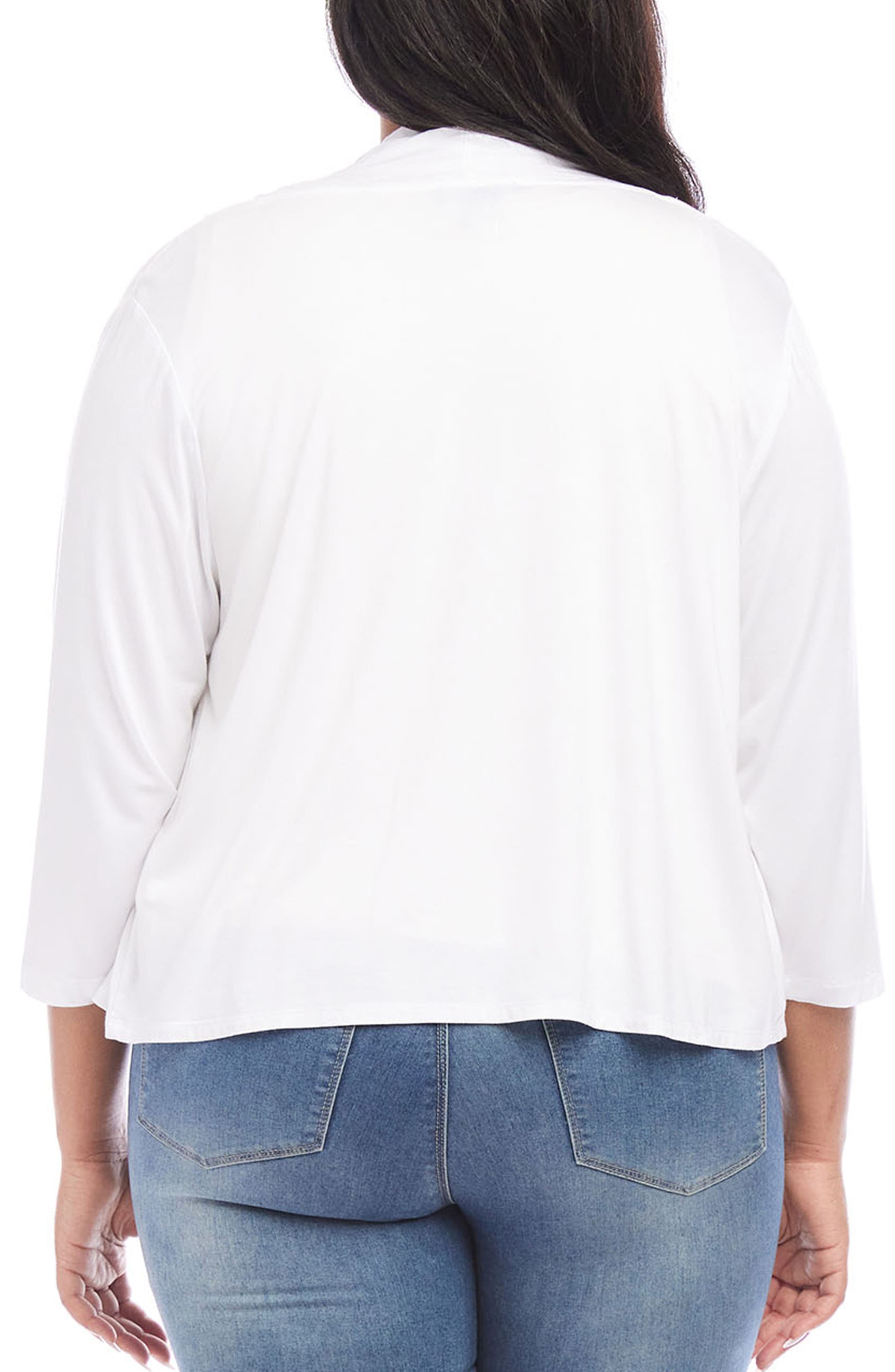 Calli Draped Open Front Cardigan - image 4
