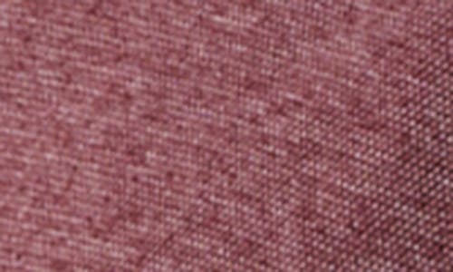 Studio Garnet Los Angeles Mélange Knit Button-down Shirt In Burgundy