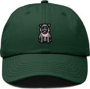 Dalix Hippo Embroidered Adjustable Hat