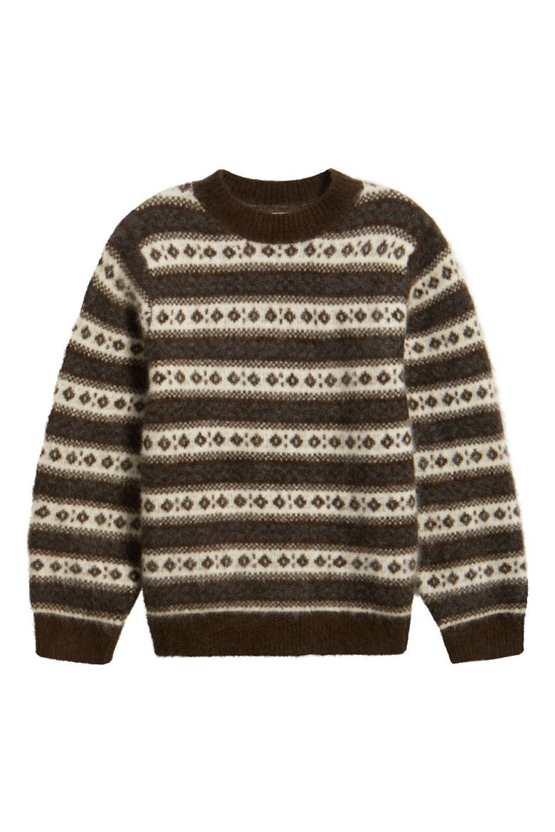 Myles Wool Sweater, Alternate, color, SANDHAMM JACQUARD