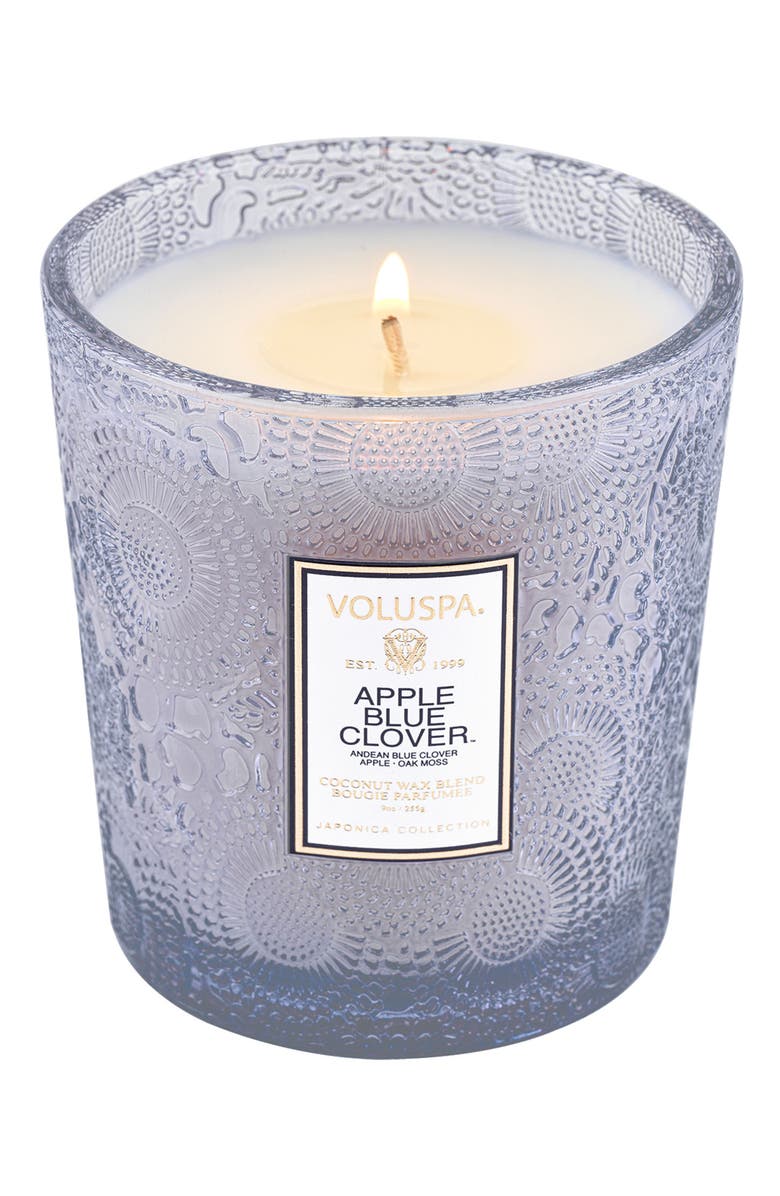 Voluspa Apple Blue Clover Boxed Classic Candle, Alternate, color, 