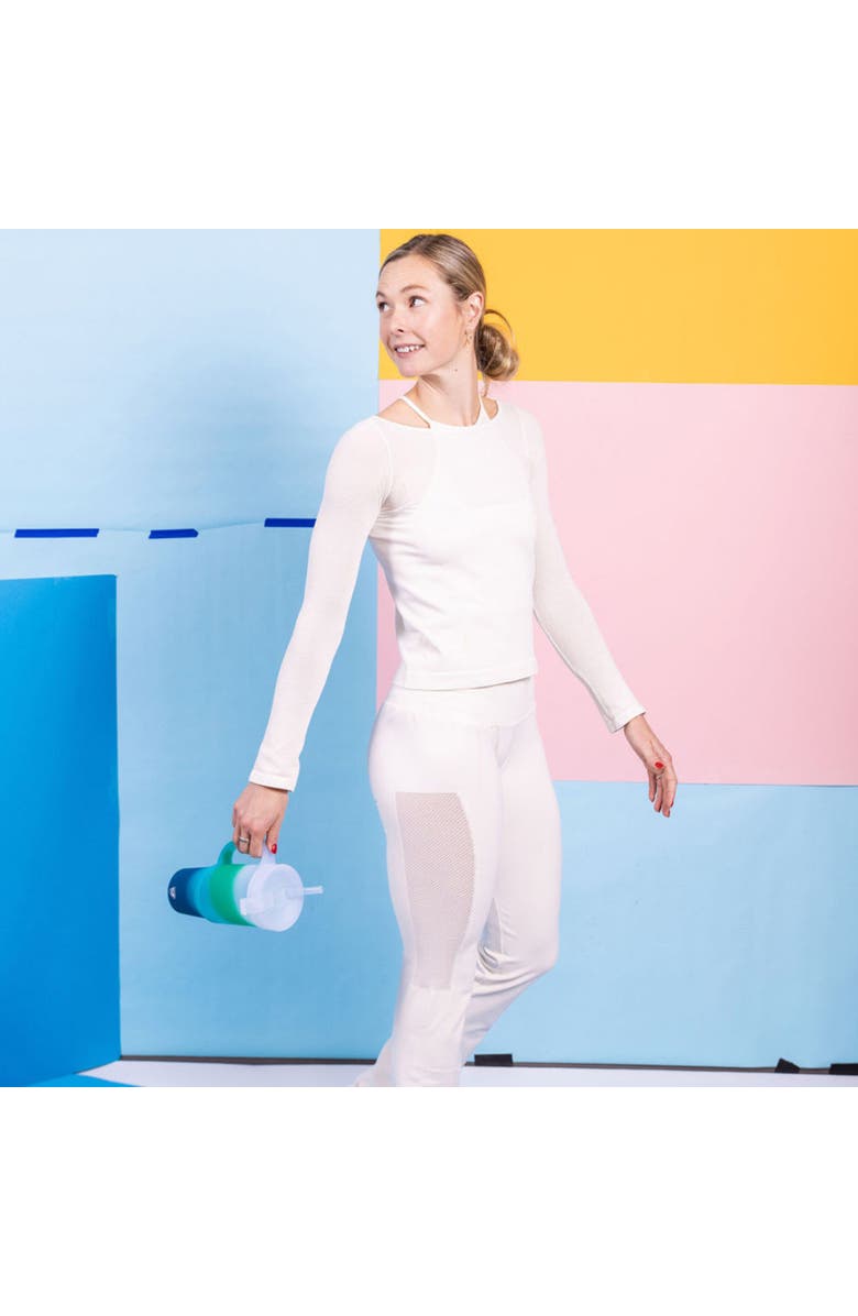 Silipint 32oz Silicone Humbler W/ Lid & Straw, Mountain Air, Alternate, color, 