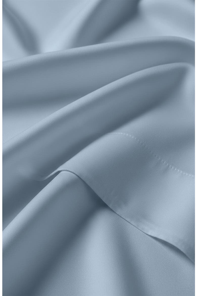 Set of 2 Pillowcases - Hotel Luxe 800 Thread Count 100% Cotton Sateen, Alternate, color, Dusty Blue