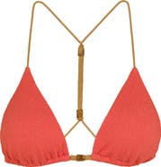 ViX Paula Hermanny Firenze April Crinkle T-Back Bikini Top