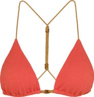 ViX Paula Hermanny Firenze April Crinkle T-Back Bikini Top