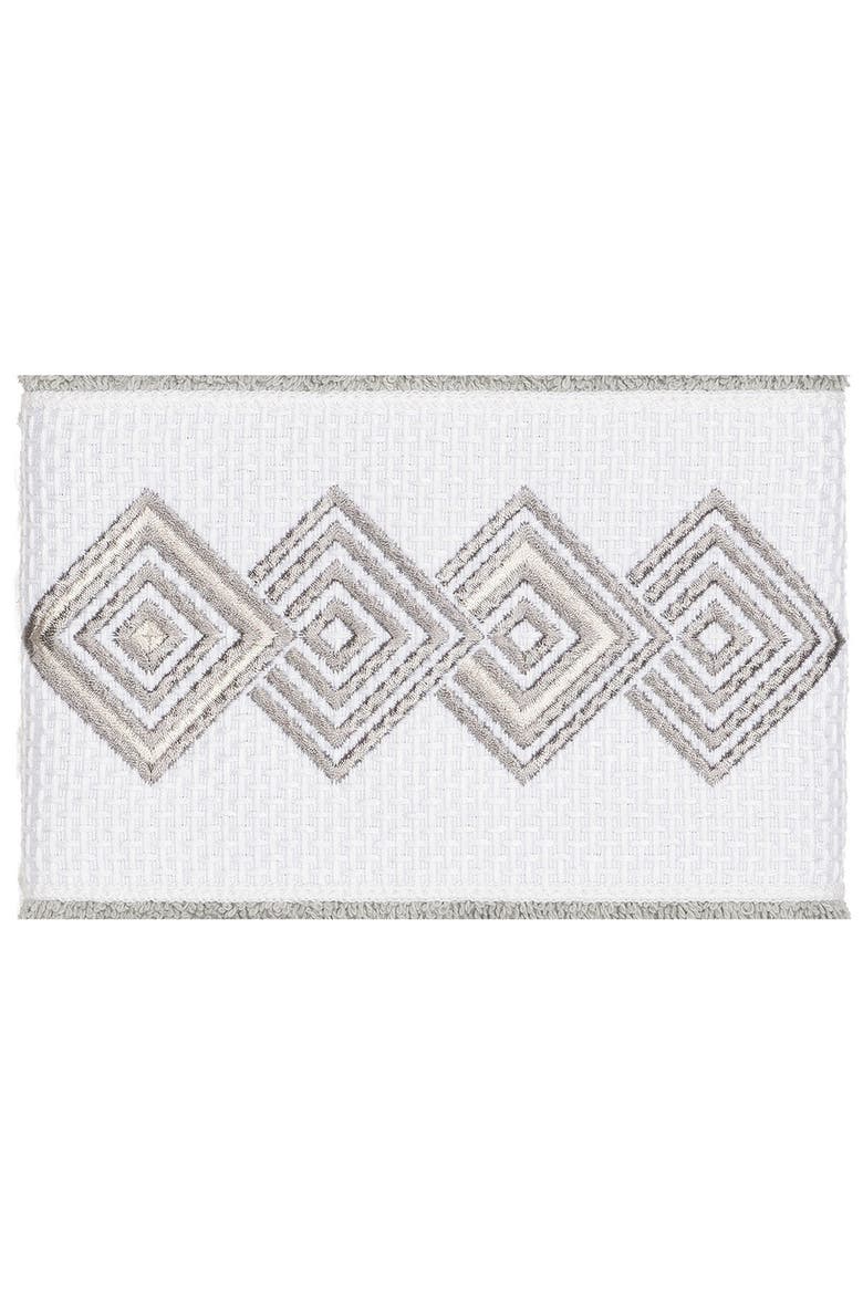 Noah 3-Piece Embellished Towel - Light Grey, Alternate, color, LIGHT GREY