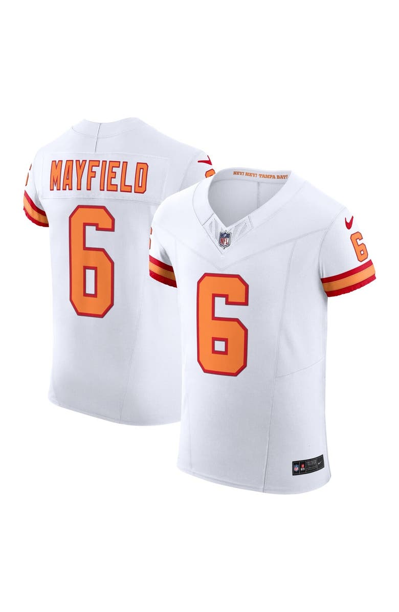Nike Men's Nike Baker Mayfield White Tampa Bay Buccaneers  The '76 Jersey Vapor F.U.S.E. Elite Jersey, Main, color, White